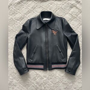 Coach Leather Jacket, Size 2.